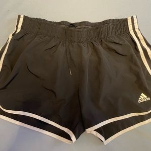 Black adidas shorts